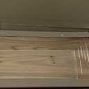 Floating Shelves for Wall, 48"x9.3" Rustic Solid Live-Edge Elm Wood Wall Shelves, Heavy-Duty Floating Shelves with Invisible Brackets for Living Room, Bedroom, and Kitchen, Natural Finish