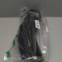 4 Inch Flexible Ducting Hose 16.5 feet, Black Aluminum Ducting Dryer Vent Hose with 2 Screw Clamps for Heating Ventilation Air Conditioning (HVAC), Boat Blower, Exhaust Grow Tents