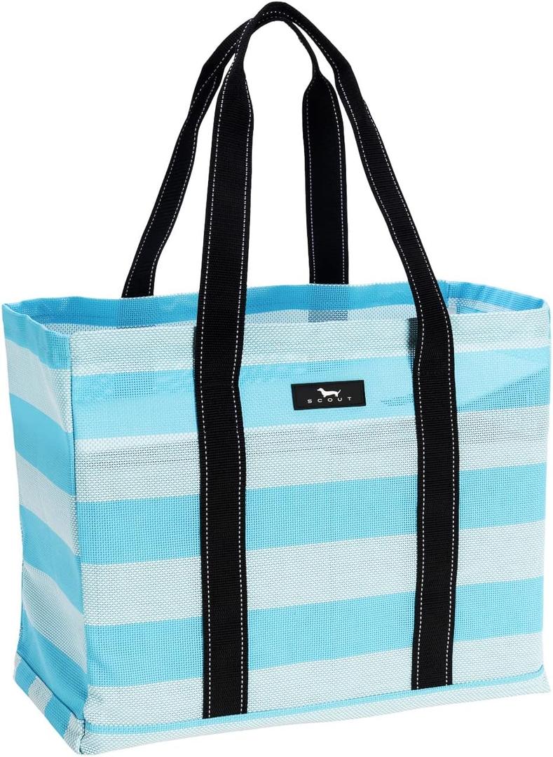 SCOUT Roadtripper - Large Beach Tote Bags For Women - Sandproof Breathable Woven Beach Bag, Pool Bag And Travel - Mom Bag