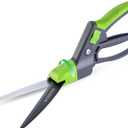 WORKPRO Grass Shears Handheld, Ultra-Sharp Grass Clippers with 360 Degree Swivel Blades, Manual Grass Cutter, Non-Slip Garden Shears, Gardening Scissors, Plant Clippers for Precise Lawn Trimming