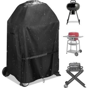 Grill Cover for Charbroil Bistro Grill CB1250116P6, Waterproof Heavy Duty Outdoor BBQ Accessories Fit for Ninja Woodfire OG701 Series Grills & Stand - 32"Lx23"Wx40"H (Cover Only)