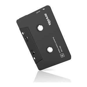 Arsvita Car Audio Bluetooth Wireless Cassette Receiver, Tape Player Bluetooth 5.0 Cassette Aux Adapter, Black
