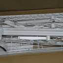 Ulif U11 Over Washer and Dryer Shelves, 3 Tiers Laundry Room Storage and Organizer Standing Shelf, Metal Freestanding Clothes Drying Rack, 33.9" W x 19.7" D x 77.6" H, White, U11 Regular