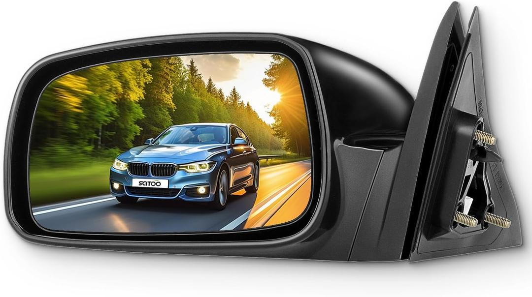 SCITOO Door Mirrors, fit for Toyota Exterior Accessories Mirrors fit 2007-2011 for Toyota Camry with Power Controlling Non-telesccoping Non-Folding Features (Driver Side)