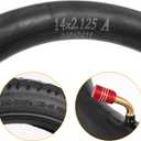 14x2.125 54-254 E-Bike Tire and Tube Set, 14 Inch Electric Scooter Tire Tube with Angled Valve Stem Replacement Electric Scooters,Bikes and Kids Bikes - 1 Pack