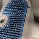 Pet Steam Brush for Dog & Cat - 3-in-1 Steam Grooming Brush for Shedding & Hair Removal - Self Cleaning Spray Comb with Mist for Long Haired Pets, Blue(waterless shampoo not include)