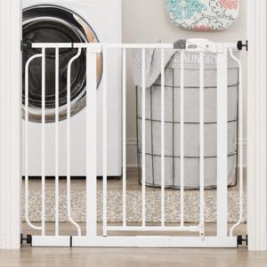 Regalo Safety 29"-38.5" Easy Step Baby Gate, Bottom of Stairs & Doorways