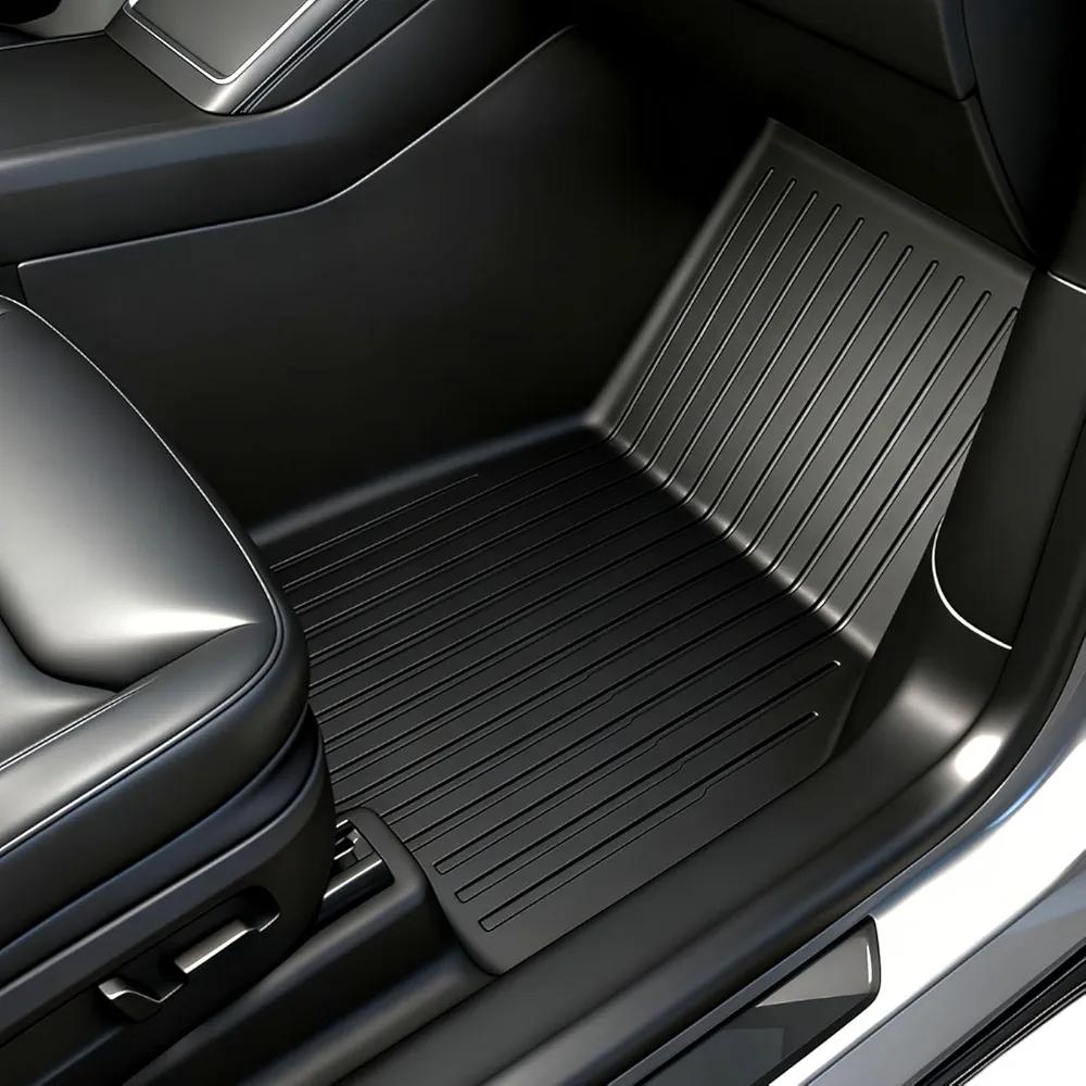 SUPER LINER 2025 2026 Tesla Model Y Juniper Floor Mats & Accessories & Extra-Thick TPE Cargo Liners, 9 PCS CabinProtect™ Pro Kit Full-Cabin Protection System(Not for Standard)