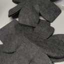 Felt Pot and Pan Protectors - Set of 12 and 3 Different Sizes Felt Pan Protectors for Stacking, Larger & Wider Pot and Pan Protectors, Pan Separators Protectors, Pot Separators for Stacking, Deep Gray