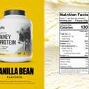 Levels Grass Fed Whey Protein Powder, No Artificials, 24G of Protein, Vanilla Bean, 5LB (BBD 03/25/28)
