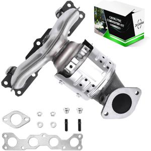 Converter Compatible with 2013-2015 Kia Sorento L4 2.4L, 2013 2014 2015 2016 Hyundai Santa Fe Sport L4 2.4L, Replace 285102G445, 674-071, 674071, 52775, Direct-fit (EPA Compliant)