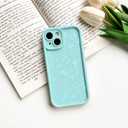 Lovmooful for iPhone 13 Case Cute Butterfly Design-Light Blue