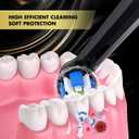 Replacement Toothbrush Heads Compatible with Oral-B iO 3/4/5/6/7/8/9/10 Series Ultimate Clean Electric Toothbrush,for Oral-B iO Electric Toothbrush,12 Pack (Black, Medium)