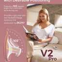 Momcozy Wearable Breast Pump V2 Pro Ultra-Lightweight, Double Electric Breast Pump Hands-Free & Portable Pump with Upgraded Flange, Quiet & Leak-Proof Electric Pump for Pumping Moms