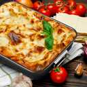 Tiawudi Lasagna Pan with Handles, 15x10x3 Inch Bakeware for Oven, Nonstick Rectangular Roasting Pan, Deep Baking Dish for Cake and Brownie, Heavy Duty (15X11X3")