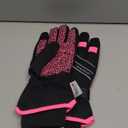 MOREOK Waterproof & Windproof -30F Winter Gloves for Men/Women, 3M Thinsulate Thermal Gloves Touch Screen Warm Gloves for Skiing,Cycling,Motorcycle,Running (X-Small, Pink)