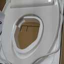 XCQQ Electric Bidet Toilet Seat with Remote, Heated Toilet Seat, Instant Warm Water, Warm Air Dryer, Rear & Feminine with Oscillating Cleansing, Night Light, Slow Close Lid, LED Display - Elongated