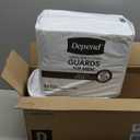 Depend Guards Incontinence Pads for Men, Maximum Absorbency, 104 Count (2 Packs of 52), Packaging May Vary