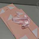 HOMSFOU Elegant Closure Box Rectangle Flip Present Box Decorative Present Packaging Strong Cardboard Lid set of 2