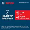 BOSCH LR8 165 ft. Red and Green-Beam Line Laser Receiver, Includes Mounting Bracket, 2 AA Batteries, & Belt Pouch