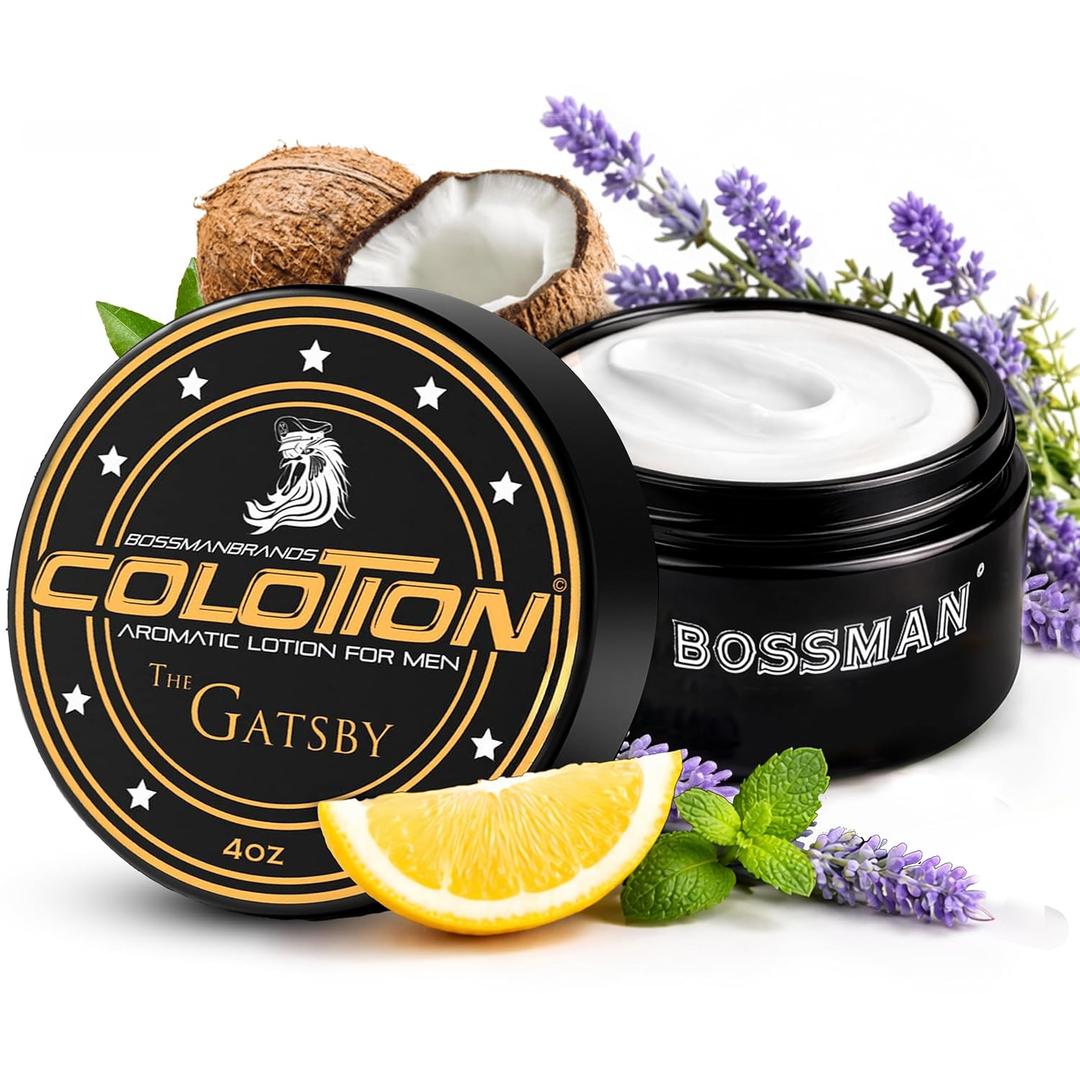 Bossman Colotion  2-in-1 Body Lotion & Cologne for Men  Long-Lasting, Hydrating, Soothing Moisturizer for Men  Suits All Skin Types for Daily Use  The Gatsby Scent