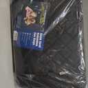 URPOWER Back Seat Extender for Dogs - Large Hard Bottom Dog Car Seat Cover Holds 550 Lbs, Waterproof Comfortable Dog Hammock Pet Bed with High-Density Foam Non-Slip Backseat Protector for Cars, SUVs (Black)