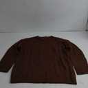 Trendy Queen Oversized Cable Knit Sweaters for Women Trendy 2025 Fall Fashion Outfits Pullover Crewneck Sweaters Tops, S