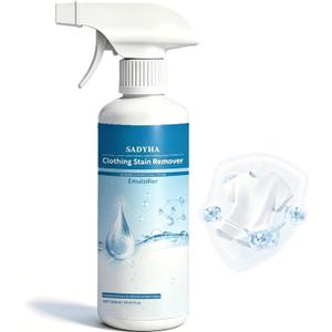 Stain Remover Spray Clothing Cleaner, Pre-Wash Laundry Emulsifier, Fabric Spot Stain Cleaner for Vintage & Thrift Garments (Rose-01)