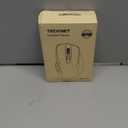 TECKNET Wireless Mouse, 2.4G Ergonomic Optical Mouse, Computer Mouse for Laptop, PC, Computer, Chromebook, Notebook, 6 Buttons, 24 Months Battery Life, 2600 DPI, 5 Adjustment Levels - Purple