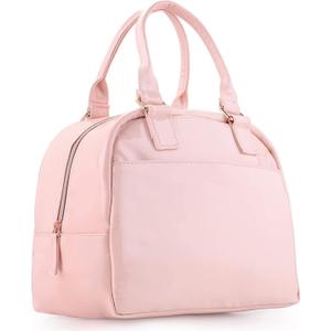 Lunch Bag Women Insulated Lunch Box for Adults Cute Pink Lunch Tote Bag for Women Preppy Lunchbox Lunch Bag for Adults Work