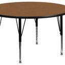 Flash Furniture Wren 42" Round Oak Thermal Laminate Activity Table