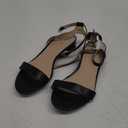 Ankis Black Nude White Red Women Sandals Comfortable Walking Strappy Open Toe Sandals for Women Dressy Summer 1 Inch Low block Heel Flat Adjustable Ankle Strap Wide Shoes 2025, Size 9