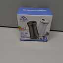 The Original Salt and Pepper Shakers set - Black & White - Spice Dispenser with Adjustable Pour Holes - Stainless Steel & Glass - Set of 2 Bottles