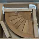 15.5" Teak Shower Bench - From the Corner Collection