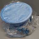 Blue Christmas Tree Topper Hat Christmas Decorations for Beach Coastal Xmas Tree Ornament Winter Holiday Ocean Nautical Marine Home Gift Party Decor, 9.8 x 7.9 Inches