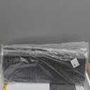 WOPITUES Floating Shelves for Wall with Cube Shelf, Wall Shelves with Metal Rail for Bathroom Decor, Bathroom Organizers and Storage, Over Toilet Shelves for Toilet Paper-Black (15.7 inch)