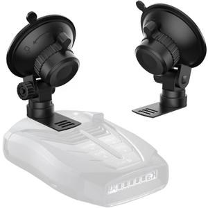 Radar Detector Mount, Car Radar mounting Bracket Suction Cup Holder, Windshield and Dashboard Radar Detector Suction Mount,  for Cobra Escort Beltronics, Easy to Install (Small)