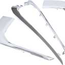 ApplianPar Front Left and Right Side Bumper Molding Trim for Mitsubishi Outlander Sport RVR ASX 2020-2023 Chrome
