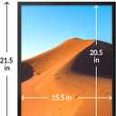 LaVie Home 16x21 Picture Frame for Wall Display, 16x21 Black Picture Frame with HD Plexiglas, 16 x 21 Poster Frame 1 Pack, Display Frame for Vertical or Horizontal, Classic Collection