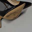 Elisabet Tang Women's High Heels Pumps Closed Pointed Toe Stiletto 4inch Heels Classic Office Special Dressy Wedding Pump Shoes (Black)