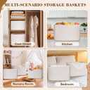 Baskets for Organizing,Storage Baskets,3 Pack Baskets for Shelfves,15"10"9" Woven Basket,toy storage bins,bins for organization