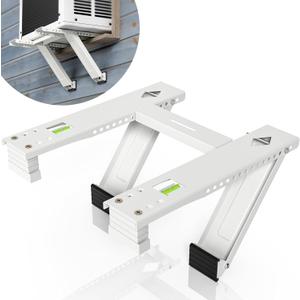 HOXHA Window AC Bracket, Universal Window Air Conditioner Support Bracket, Heavy Duty Window AC Mount, Air Conditioner Holder for Hung Windows, Support Up to 200 lbs