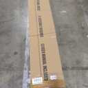 ROYMELO 38x84 Inch Glass Sliding Barn Door Slab and 6.6ft Hardware Kit Included, 5 Frosted Glass, LVL Wood Panel Covered with White Water-Proof Scratch-Proof PVC Surface, Simple DIY Assembly