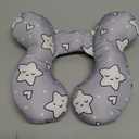 KAKIBLIN Baby Neck Pillow,Upgraded Baby Support Pillow, Head Pillow,Travel Pillow for Car Seat,Pushchair,Travel (Star)