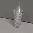 Small Funnel, 2.16inch Clear Plastic Mini Funnels for Science Lab Bottle Filling Liquid, Essential Oils, Perfume(12 Pack)