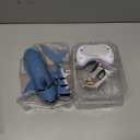 2.4GHz Remote Control Shark Toy for Pool, 1:18 Scale High Simulation RC Shark with Light & Spray Water, Electric Remote Controlled Swimming Water Toy Boat for 4 5 6 7 Year olds Kid Boys Girls (Blue)