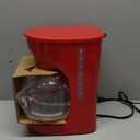 MELLERHOME 12-Cup Red Coffee Maker - Perfect for Home or Office, Borosilicate Carafe, Auto-Off, Reusable Filter, Anti-Drip, Keep-Warm Function, Clear Water Level Window, Red Kitchen Accessories