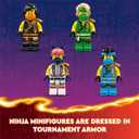 LEGO NINJAGO Ninja Team Combo Vehicle, 4 in 1 Ninja Playset for Kids with Glider, Off-Road Racer and 2 Motorcycle Toys, Birthday Gift for Boys and Girls, Ninja Toy with 6 Minifigures, 71820