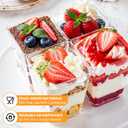 165 Pcs 5oz Clear Plastic Dessert Cups with Lids & Spoons BPA-Free Mini Parfait & Pudding Cups, Disposable or Reusable Appetizer Containers