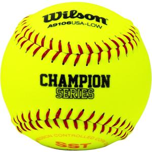 Wilson A9106 12" ASA Championship Series Synthetic SST Softball 1 Dozen